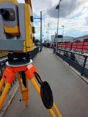 mesure topographique gare ferroviaire